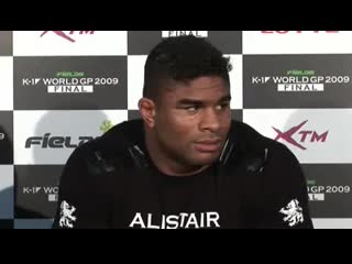 alistair overeem - interview after k-1 wgp 2009 final