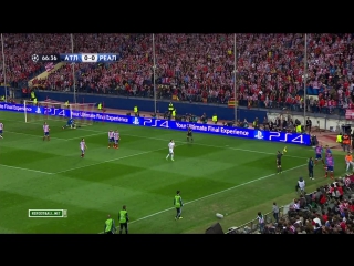 champions league 2014-15 / 1/4 final / first match / atlético - real madrid / 2 half
